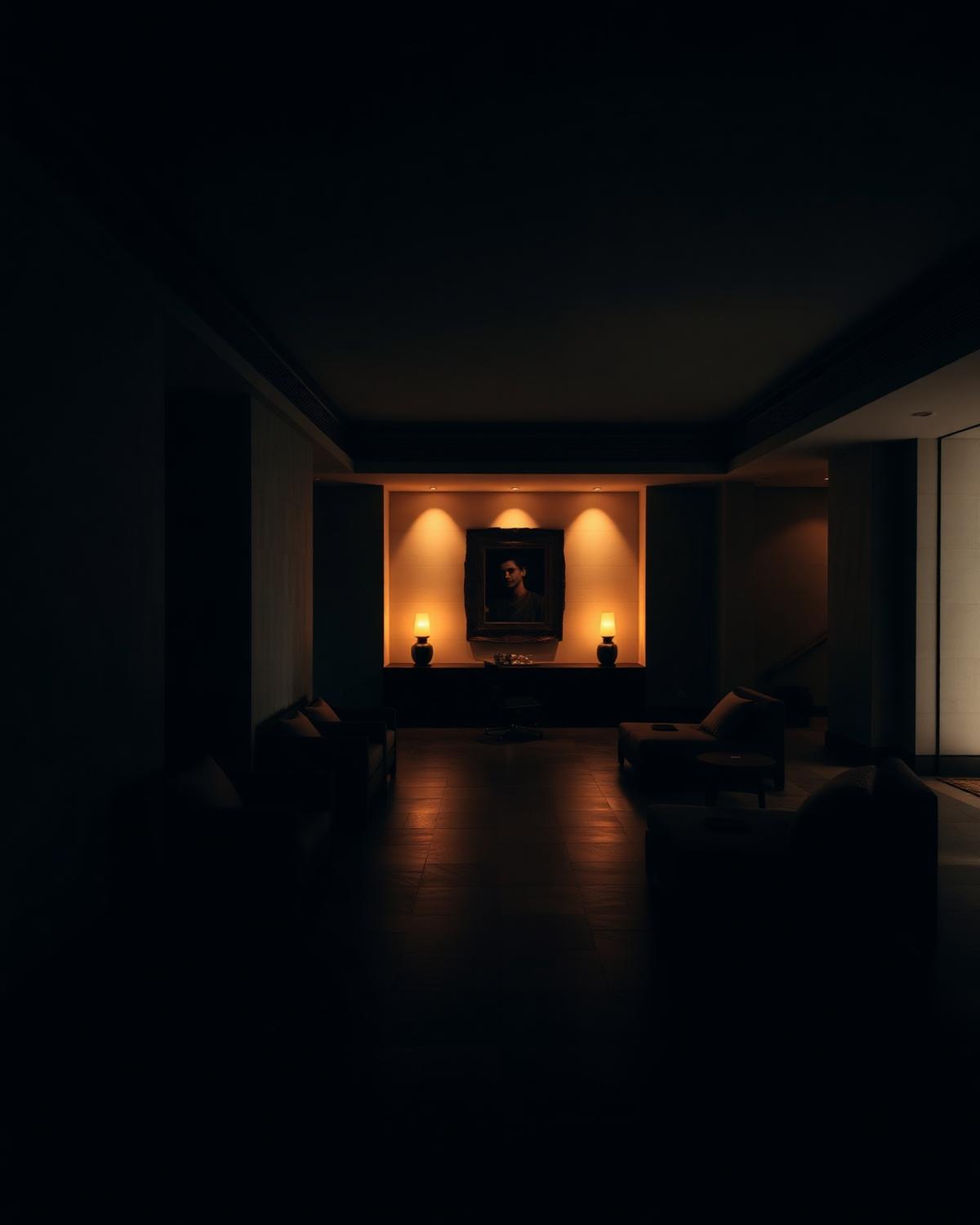 Luxury minimalist interior